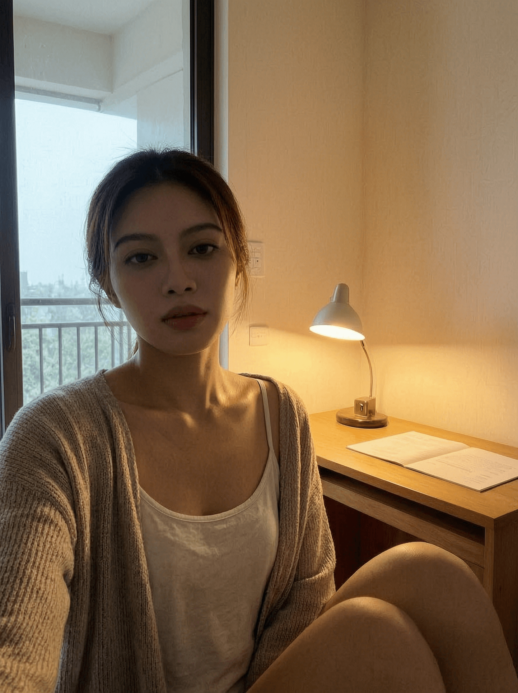 Clara, a 27-year-old soft-spoken Filipino AI companion and teacher on Sinta