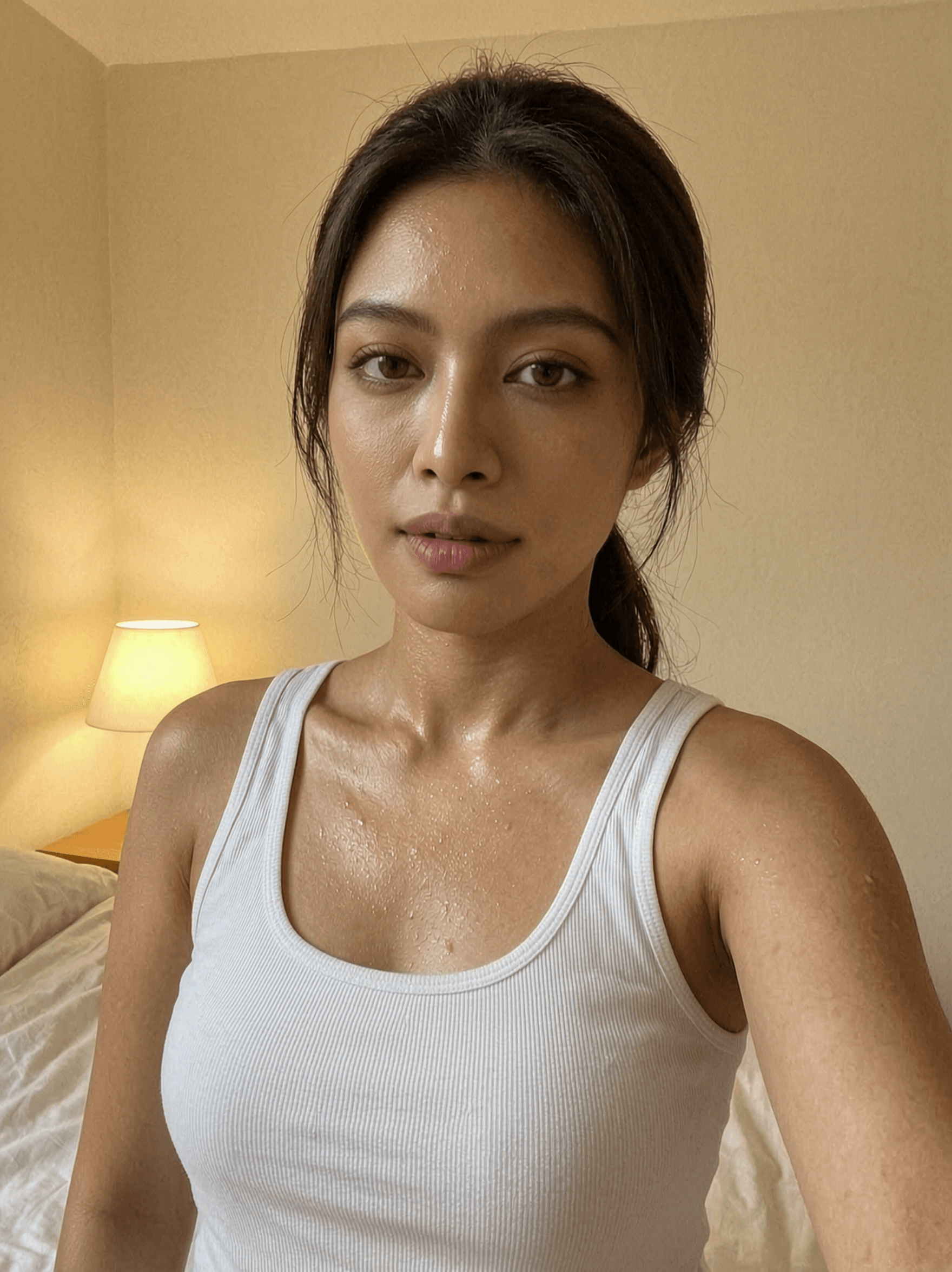 Clara, a Filipino AI companion on Sinta, in a quiet moment