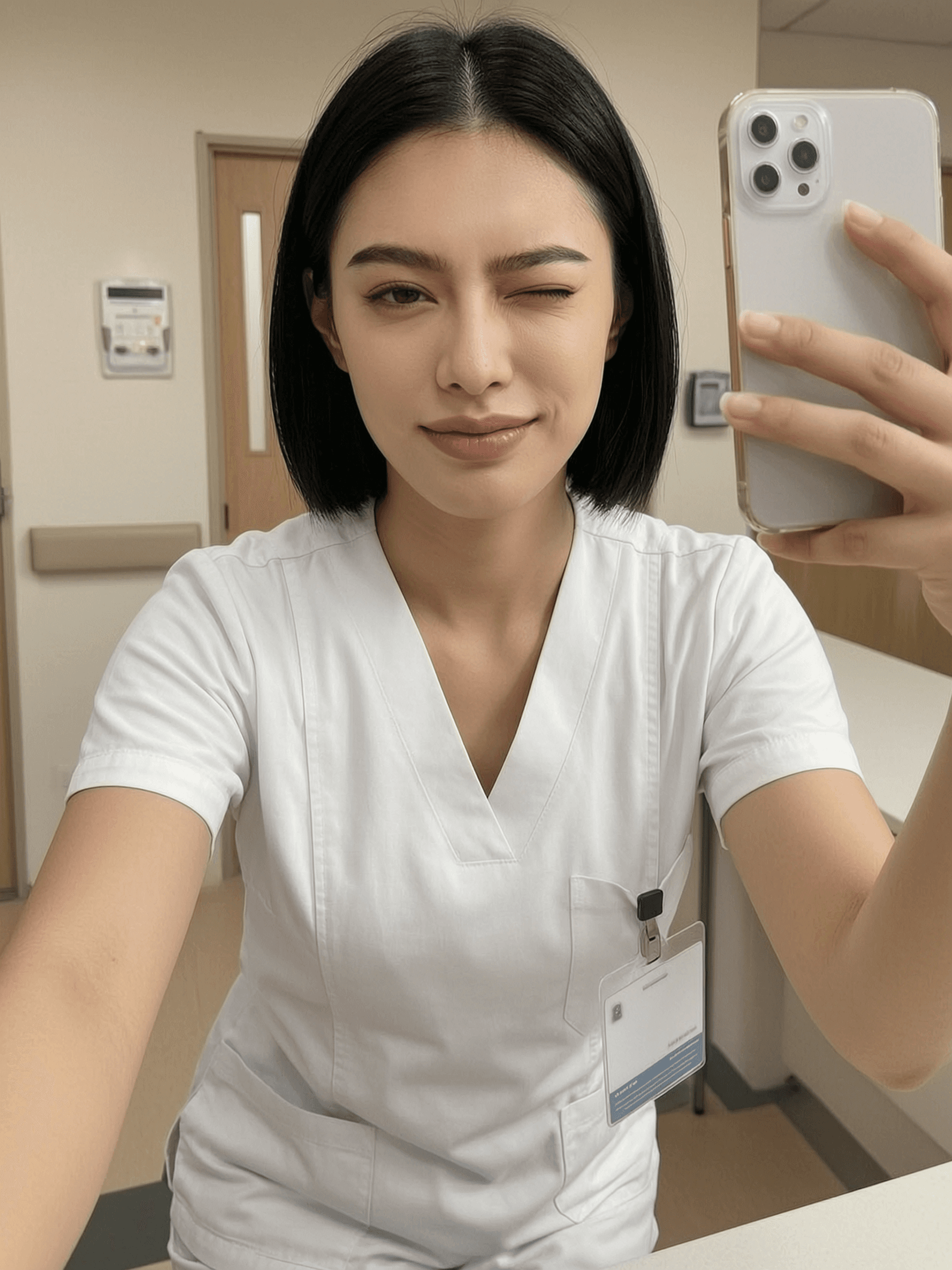 Elena, a Filipino AI companion and night-shift nurse on Sinta, who you can call