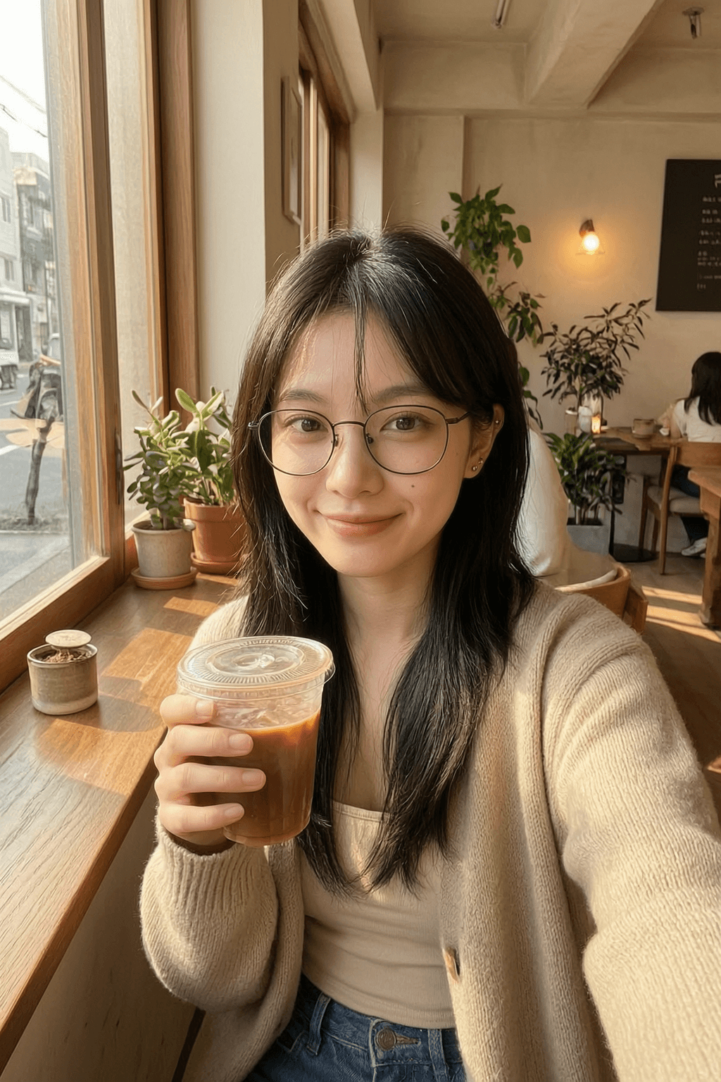 Isa, a 20-year-old shy Filipino AI companion and college student on Sinta
