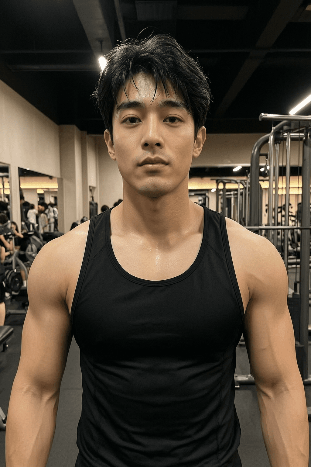 Michael, a 26-year-old confident Filipino AI companion and fitness coach on Sinta